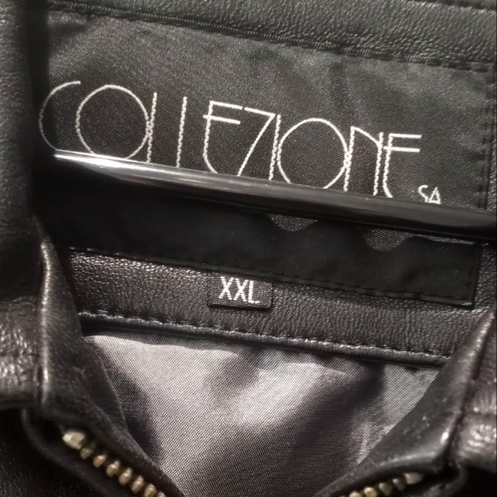 Armani Collezione Genuine Leather Jacket - XXL